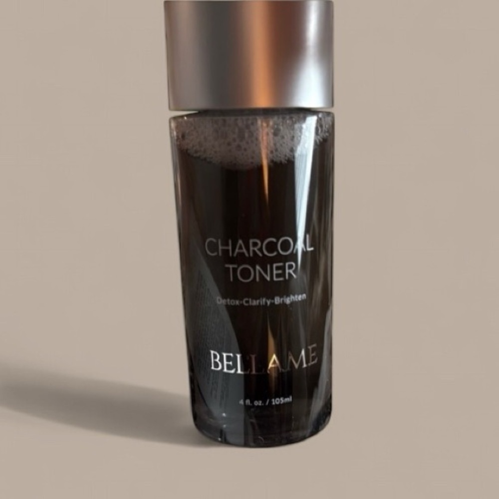 Bellame Charcoal Toner - Black new in box skincare brighten skin clarify